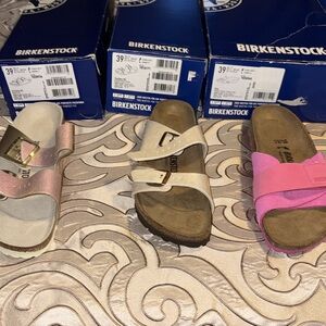 Birkenstocks Assorted Colors/Styles Size 39 NIB